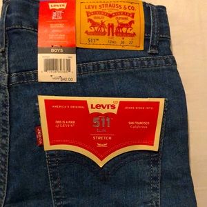 Boys 511 slim Levi’s Jeans. Size 12.